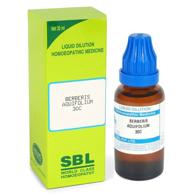 SBL Berberies Aquifolium 30CH Dilution