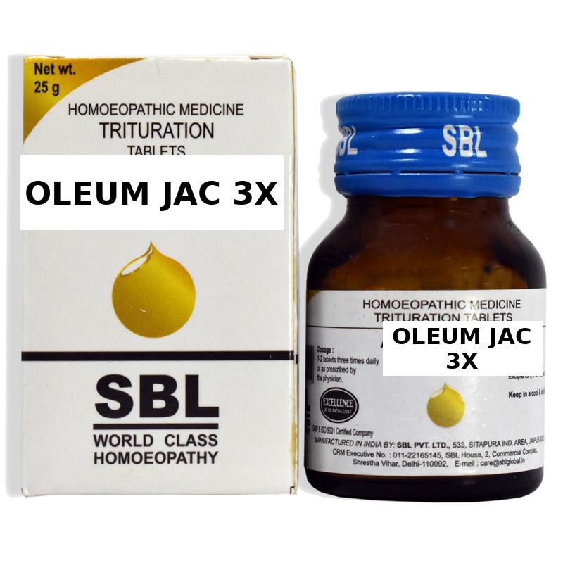 SBL Oleum Jac 3X Trituration Tablet