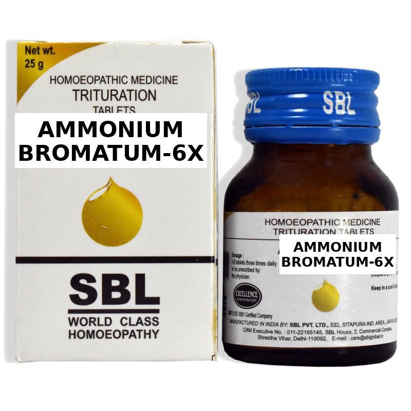 SBL Ammonium Bromatum 6X Trituration Tablet