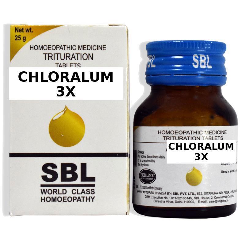 SBL Chloralum 3X Trituration Tablet