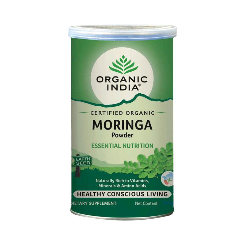 Organic India Moringa Powder - Manages Weakness, Fatigue & Inflammation (Tin of 100 gm Powder)