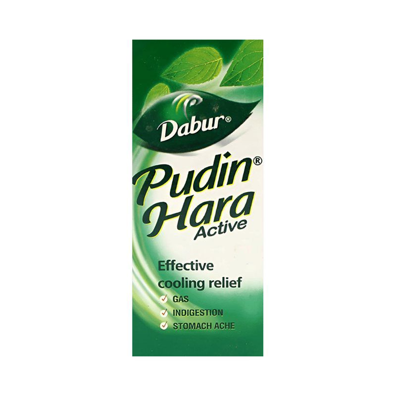 Dabur Pudin Hara Active Liquid - Effective Cooling Relief from Gas, Indigestion & Stomach Ache (bottle of 30 ml Liquid)