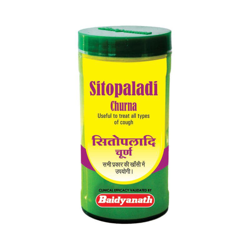 Baidyanath (Nagpur) Sitopaladi Churna for Respiratory Care - Helps Relieve Cough (jar of 60 gm Churna)