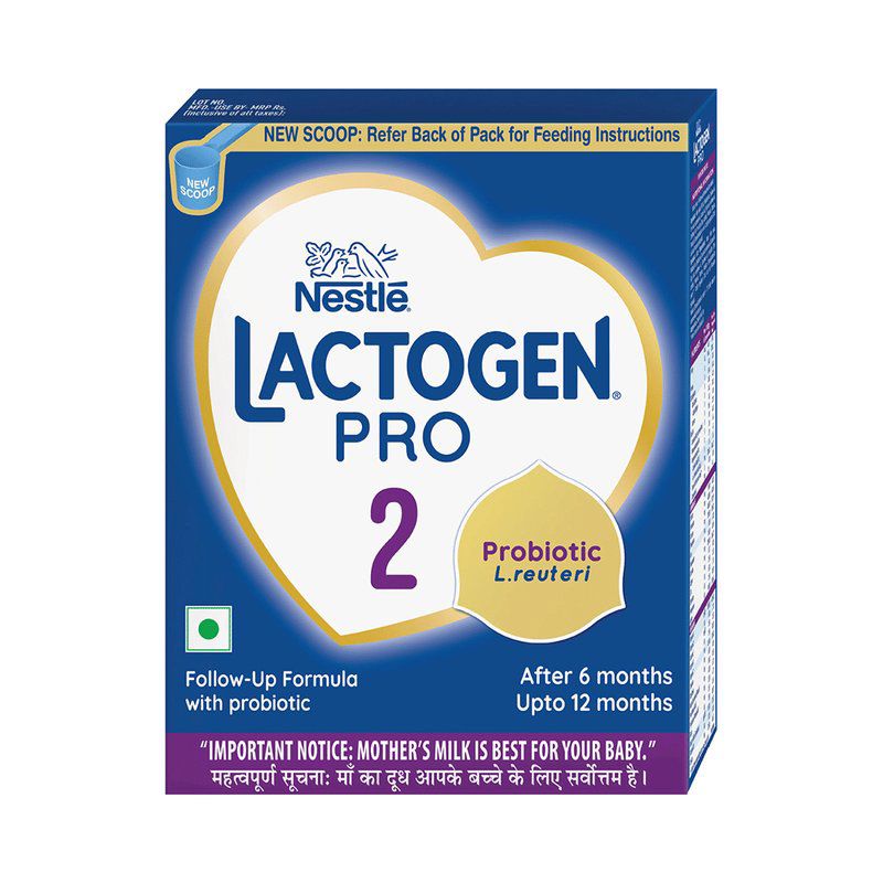 Nestle Lactogen Pro 2 Powder, Follow-Up Formula with Probiotic, After 6 Months Up To 12 Months (box of 400 gm Powder)