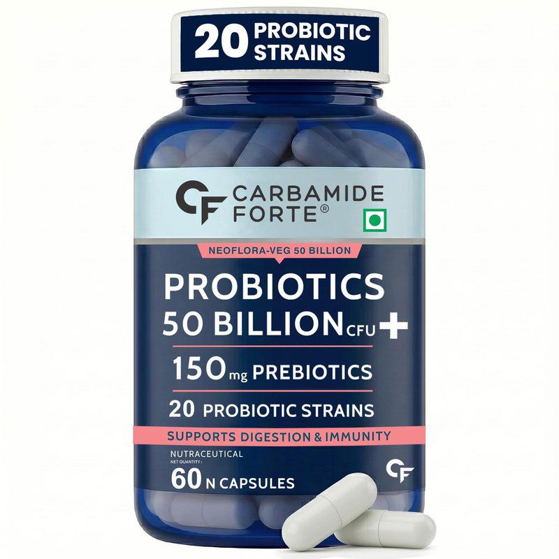 Carbamide Forte Probiotics 50 Billion CFU with Prebiotics Capsule (bottle of 60 capsules)