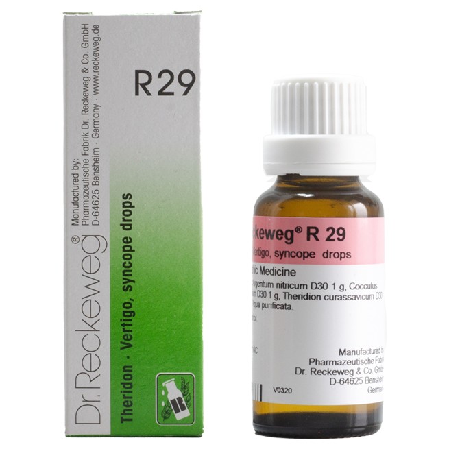 R29 Vertigo & Syncope Drop
