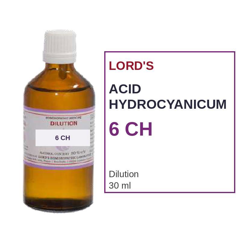 Lord's Acid Hydrocyanicum 6CH Dilution