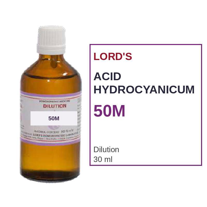 Lord's Acid Hydrocyanicum 50M Dilution