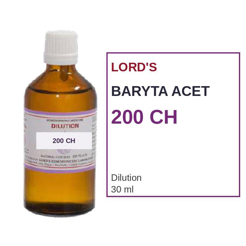 Lord's Baryta Acet 200CH Dilution