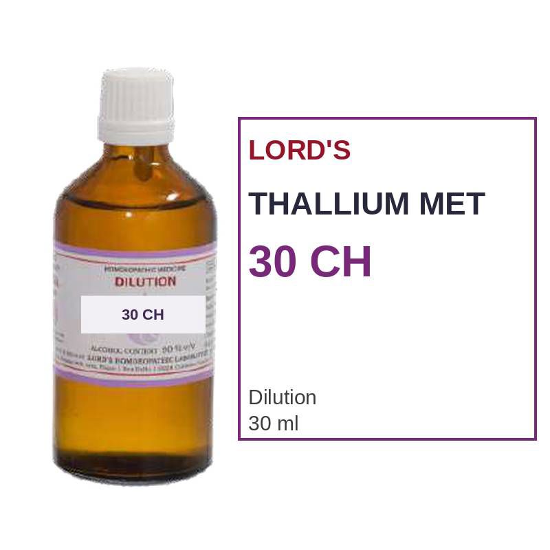 Lord's Thallium MET 30CH Dilution