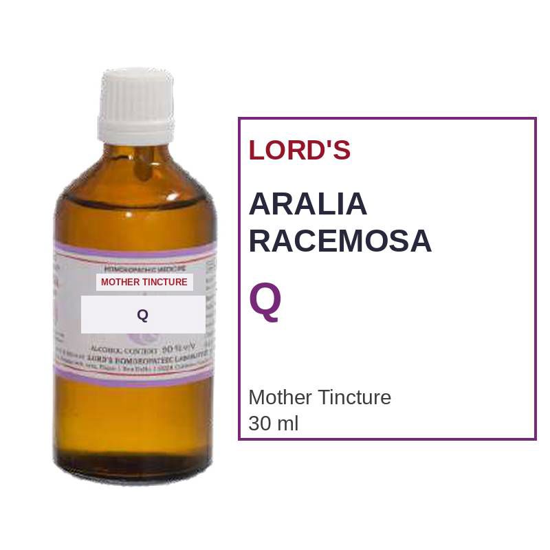 Lord's Aralia Racemosa Mother Tincture Q
