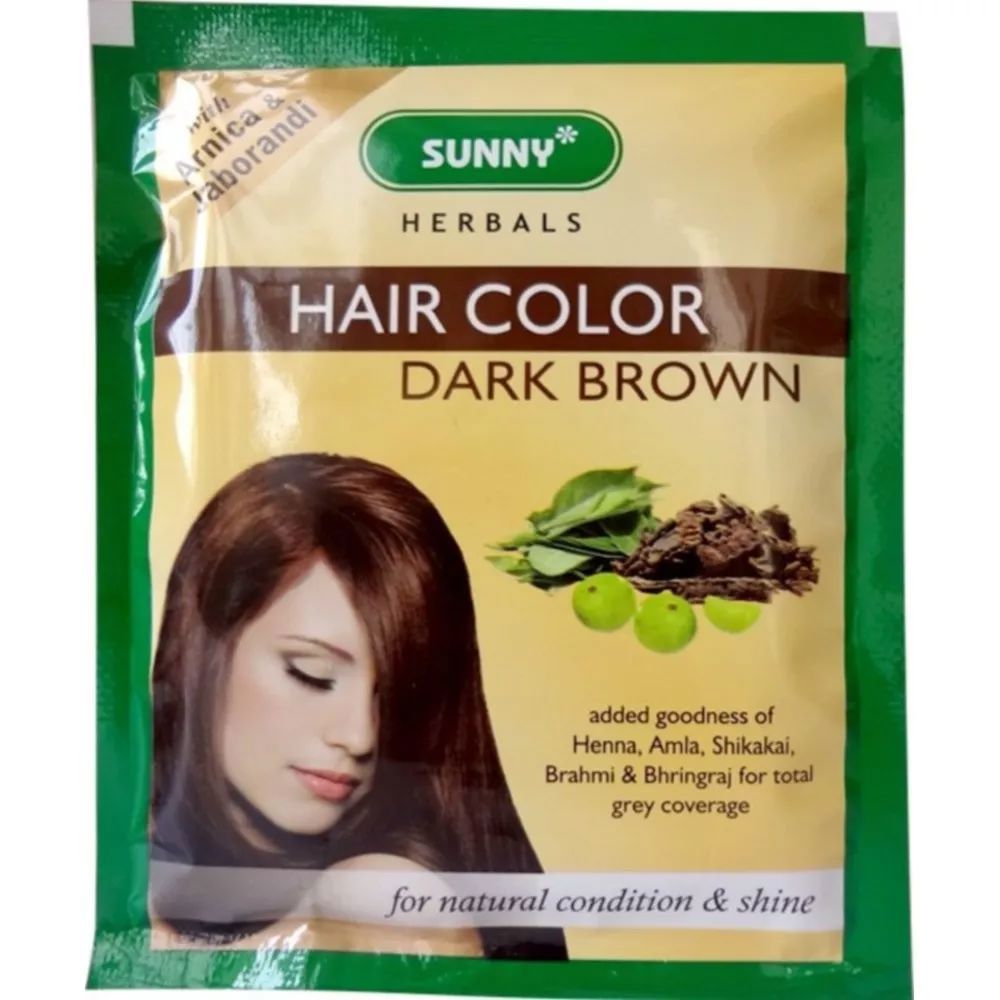 Sunny Herbal Hair Color (Dark Brown)