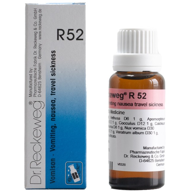 R52 Vomiting, Nausea and Travel Sickness