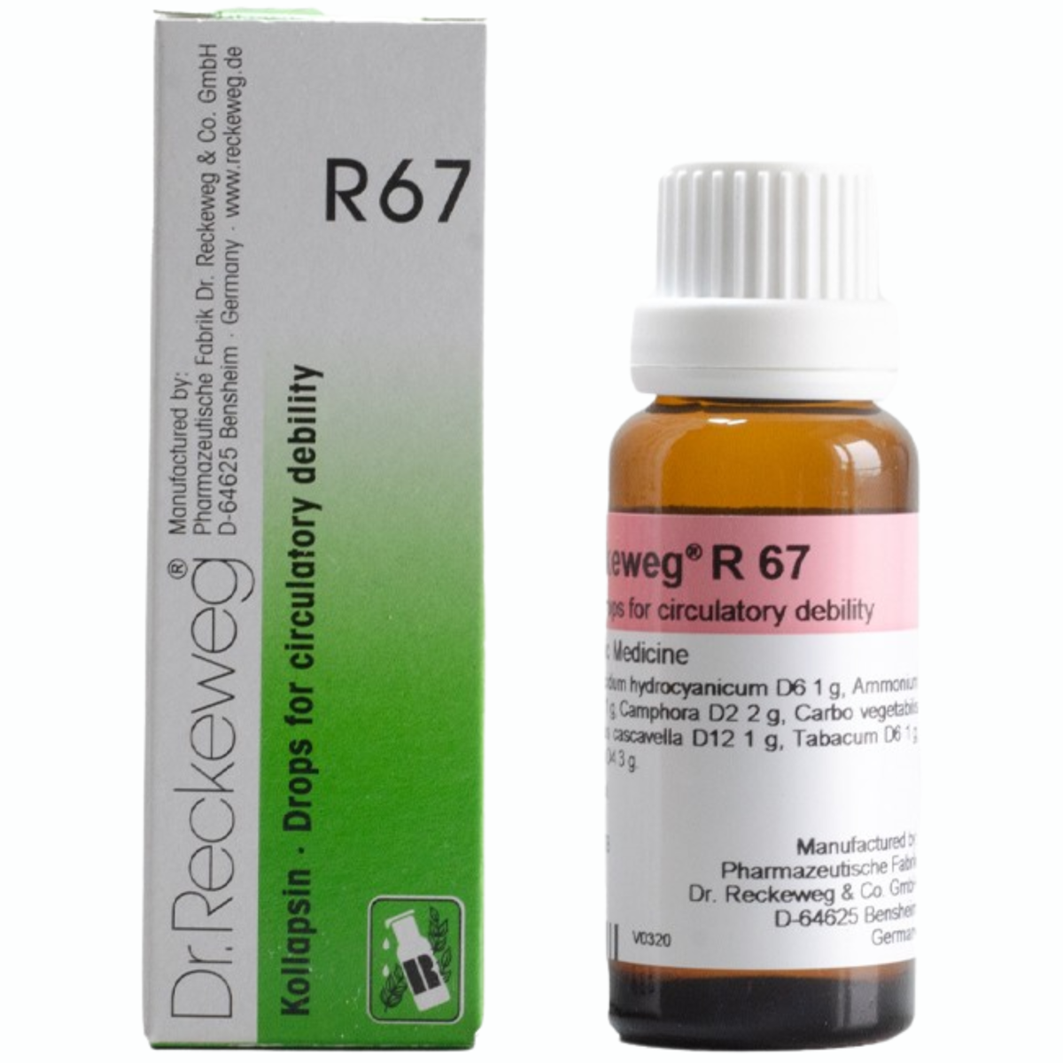 R67 Heart Circulatory Debility Drops