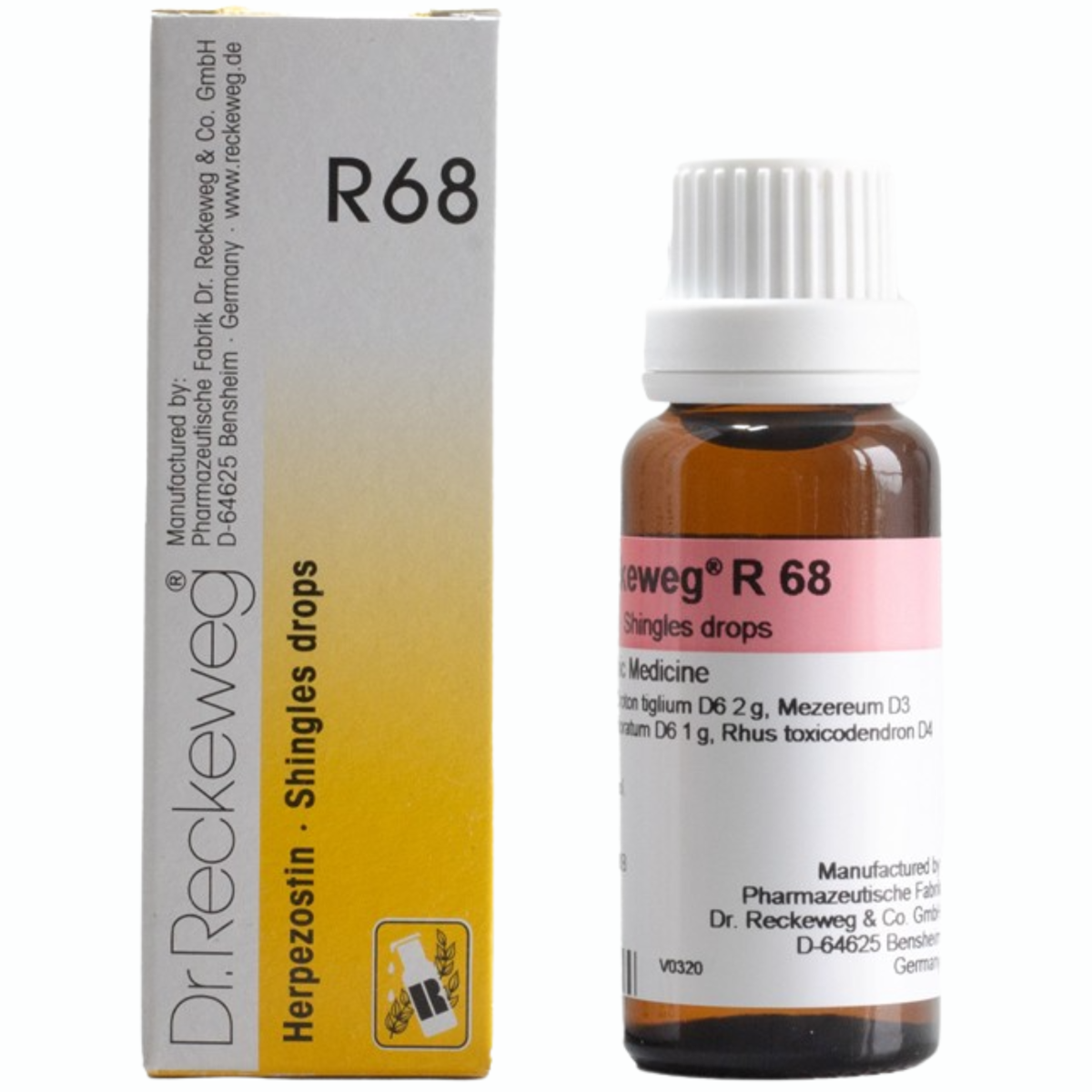 R68 Shingles skin rash Drops