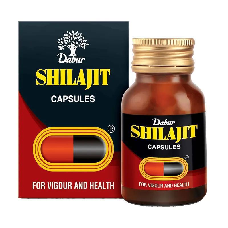 Dabur Shilajit Capsules 100 Capsules