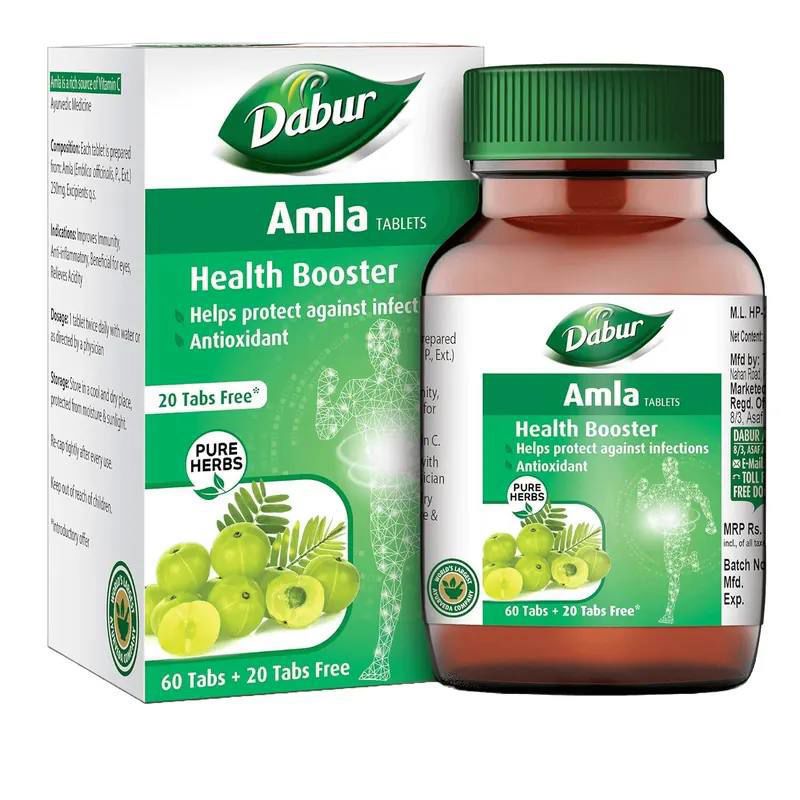 Dabur Amla Tablets 60 Tabs + 20 Tabs Free