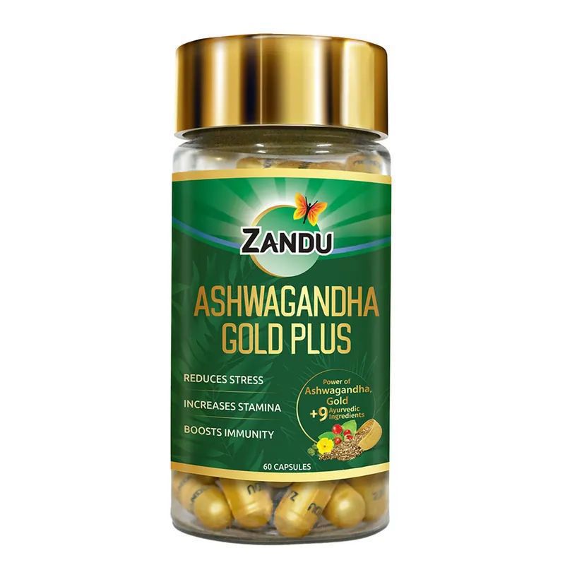 Muscle Recovery & Better Sleep - Ashwagandha Gold Plus 60 N Caps