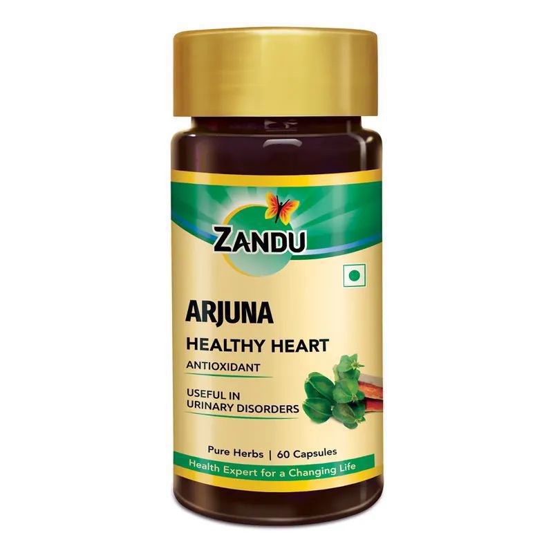 Zandu Pure Arjuna Capsules 60 N Caps
