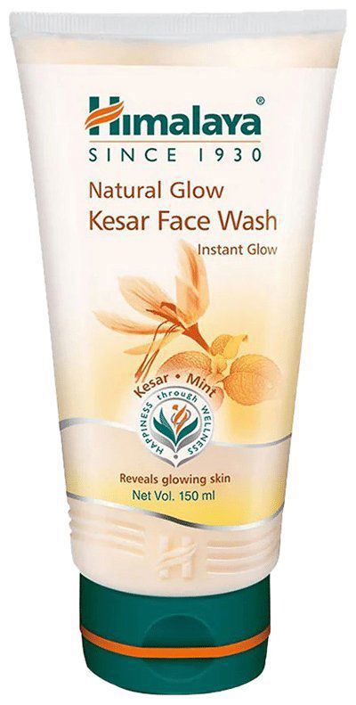 Himalaya Natural Glow Kesar Face Wash (tube of 150 ml face wash)