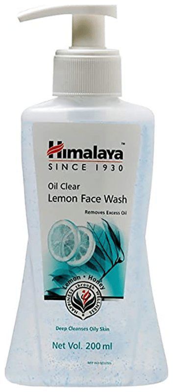 Himalaya Oil Clear Lemon Face Wash (pump bottle of 200 ml face wash)