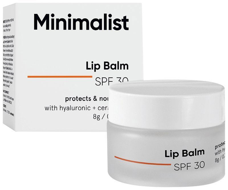 Minimalist SPF 30 Lip Balm - Protects and Nourishes Lips SPF 30 (jar of 8 fcc balm)