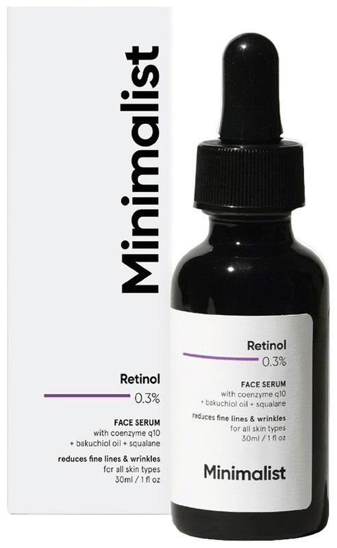 Minimalist 0.3% Retinol Face Serum - Fights Ageing and Reduces Fine Lines Serum (bottle of 30 ml serum)