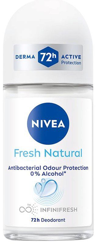 Nivea Women Deodorant Roll On Fresh Natural (roll-on bottle of 50 ml gel)