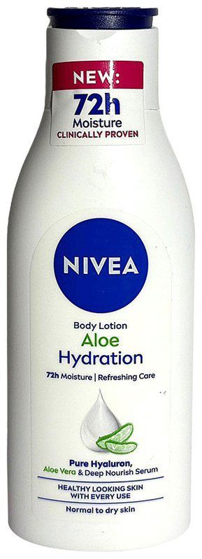 Nivea Aloe Hydration Body Lotion Normal to Dry Skin (bottle of 120 ml lotion)