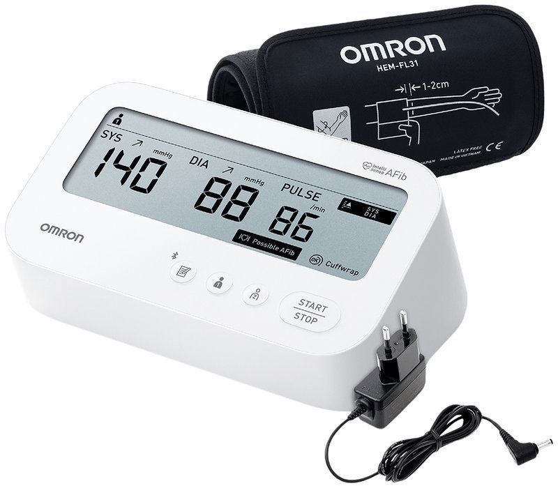Omron HEM 7194T1-FLB Upper Arm Blood Pressure Monitor Set (box of 1 unit)