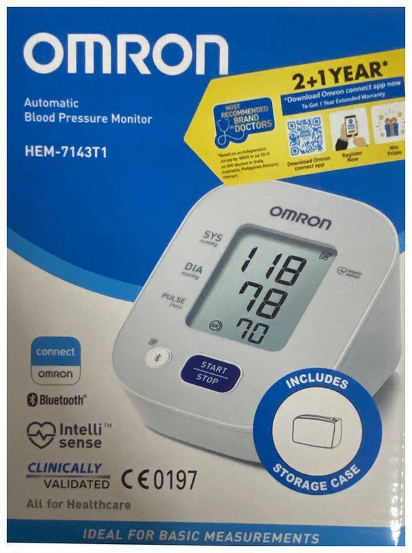 Omron HEM 7143T1 Automatic Blood Pressure Monitor (box of 1 unit)