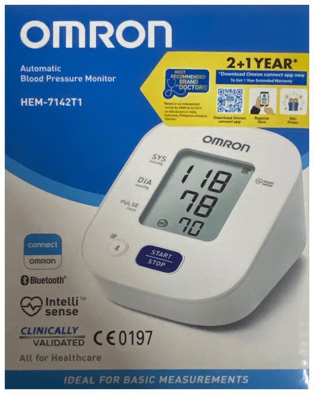 Omron HEM 7142T1 Automatic Blood Pressure Monitor (box of 1 unit)