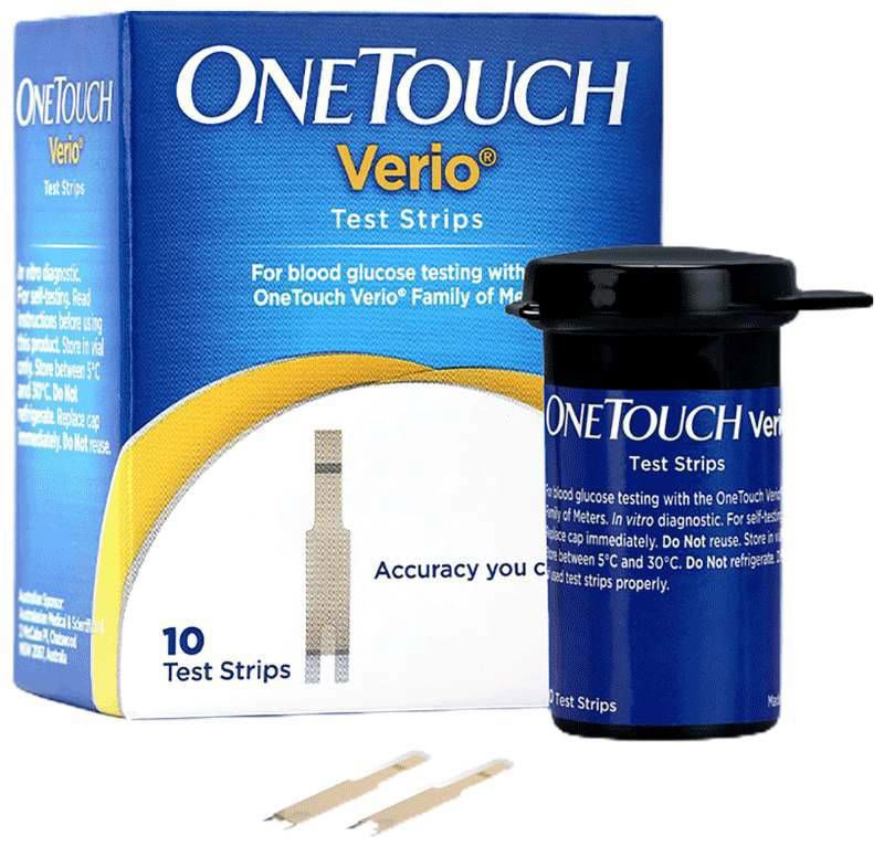 OneTouch Verio Test Strip (Only Strips) (box of 10 test strips)