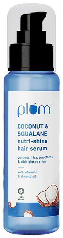 Plum Coconut & Squalane Nutri-Shine Hair Serum (pump bottle of 75 ml serum)