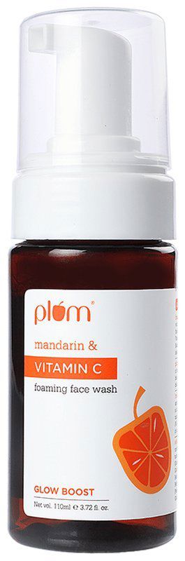 Plum Mandarin & Vitamin C Foaming Face Wash (pump bottle of 110 ml face wash)