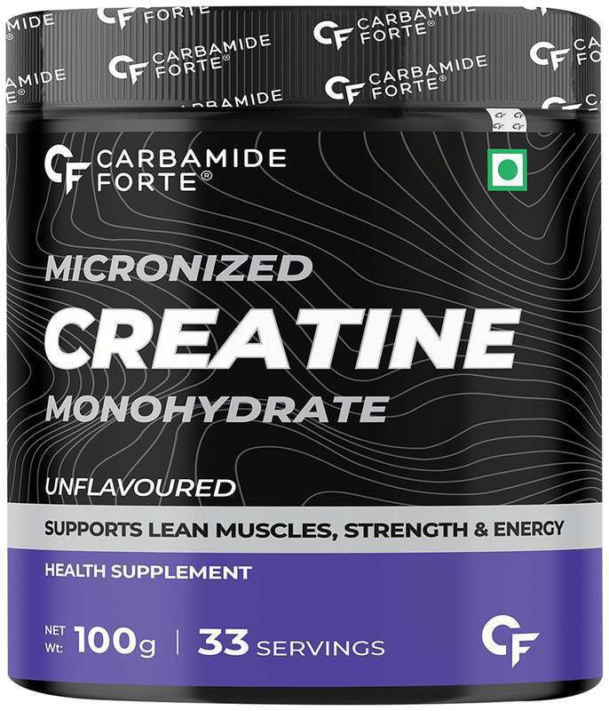 Carbamide Forte Micronized Creatine Monohydrate Powder Unflavored (jar of 100 gm powder)