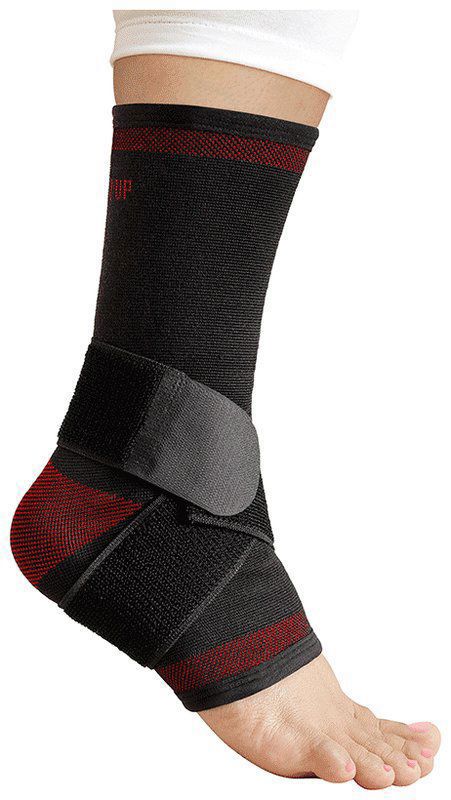 Hansaplast Active Ankle Binder Support - Pain Relief, Stability & Targeted Compression - Sports, Gym (box of 1 unit)