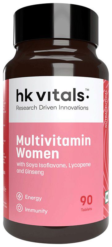 HK Vitals Multivitamin Women - For Energy, Joint, Skin, Hair & Immunity - Tablet (bottle of 90 tablets)