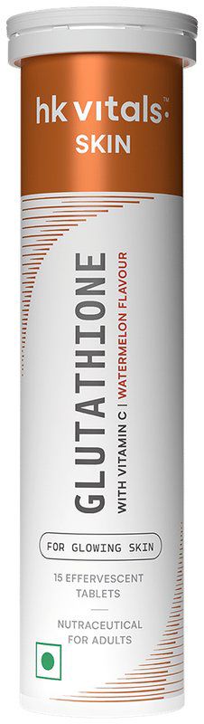 HK Vitals Glutathione with Vitamin C Promotes Skin Glow Effervescent Tablet Watermelon (bottle of 1 effervescent tablet)