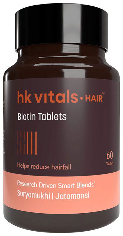 HK Vitals Biotin Tablet (bottle of 60 tablets)