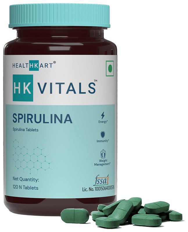 HK Vitals Spirulina Tablet (bottle of 120 tablets)
