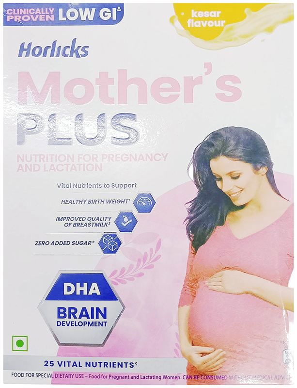 Horlicks Mother's Plus Powder Kesar (box of 400 gm powder)