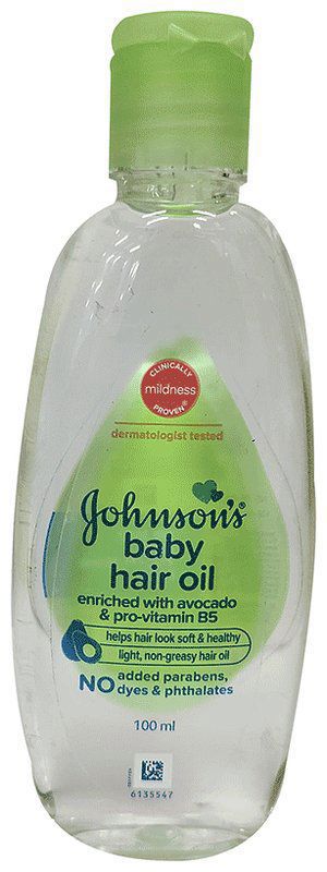 Johnson's Baby Hair Oil (bottle of 100 ml oil)