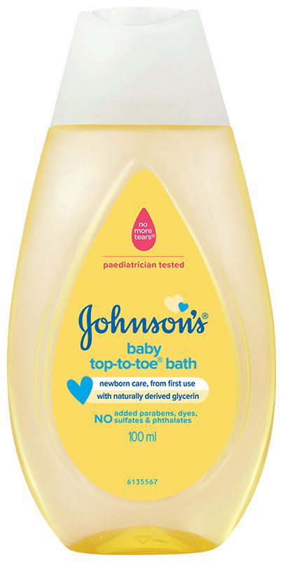 Johnson's Baby Wash Top-to-Toe (bottle of 100 ml liquid)