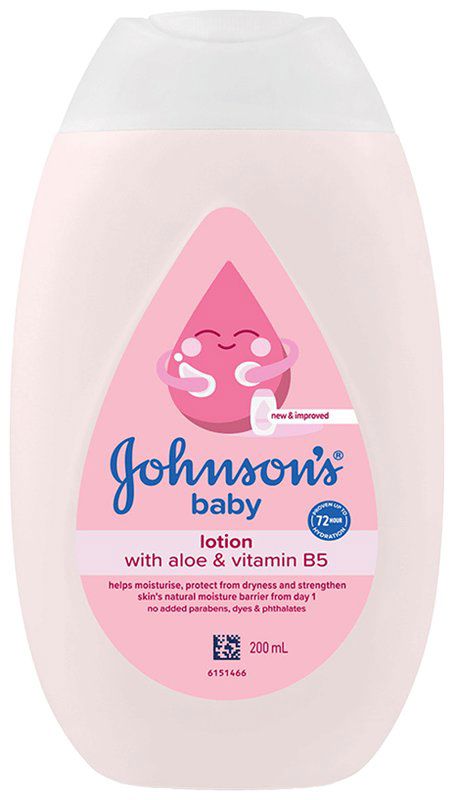 Johnson's Baby Lotion (bottle of 200 ml lotion)