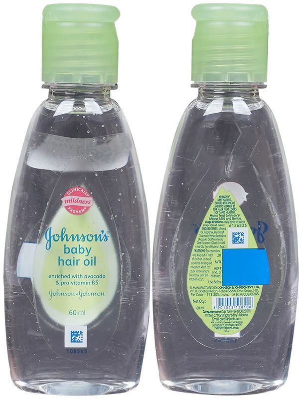 Johnson's Baby Hair Oil (bottle of 60 ml oil)