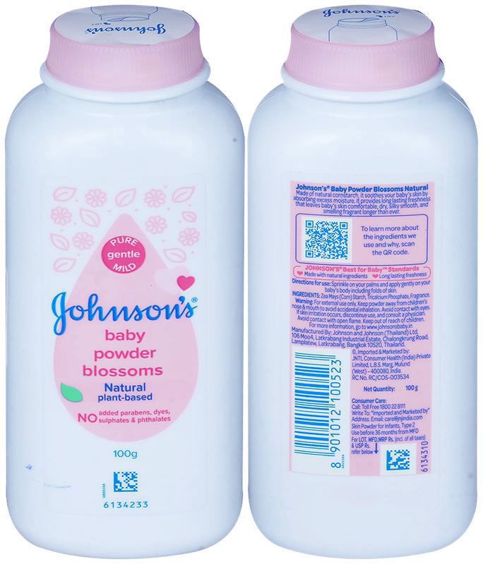 Johnson's Baby Powder Blossoms (bottle of 100 gm powder)