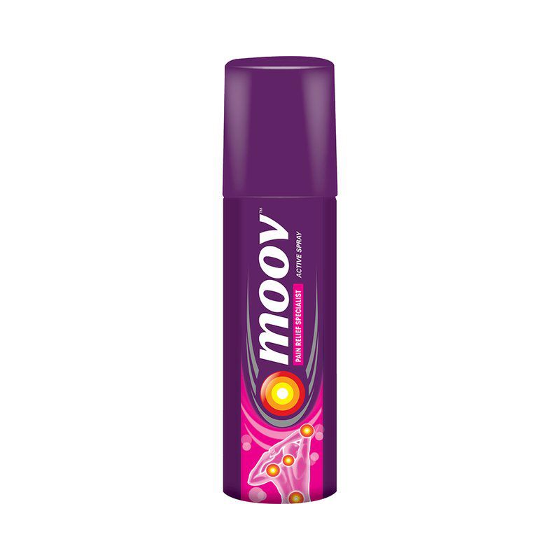 Moov 100% Ayurvedic Pain Relief Spray - For Back Pain, Joint Pain, Knee Pain & Muscle Pain (pump bottle of 80 gm spray)