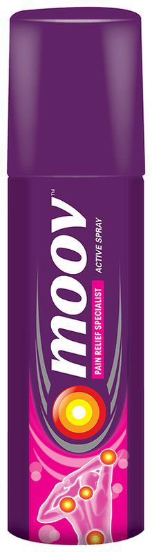 Moov Pain Relief Specialist 100% Ayurvedic Pain Relief Spray - For Back Pain, Joint Pain, Knee Pain & Muscle Pain (bottle of 50 gm spray)