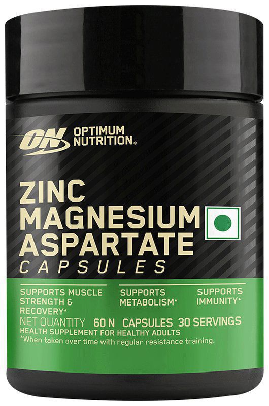 Optimum Nutrition (ON) Zinc Magnesium Aspartate Capsule (jar of 60 capsules)